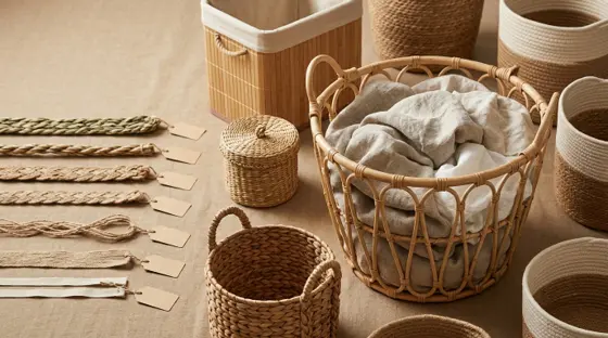 Flet vasketøjskurv: 8 modeller og materialeguide